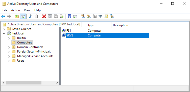 добавление имени компьютера в Active Directory