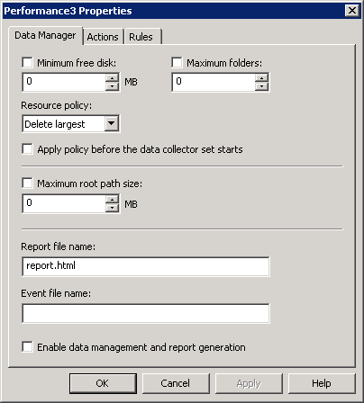 вкладка Data Manager